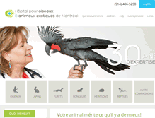 Tablet Screenshot of birdandexoticvet.com